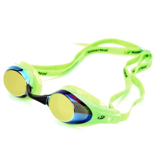 Óculos Hammerhead Nat Racer Pro Mirror Smoke - Verde Limão