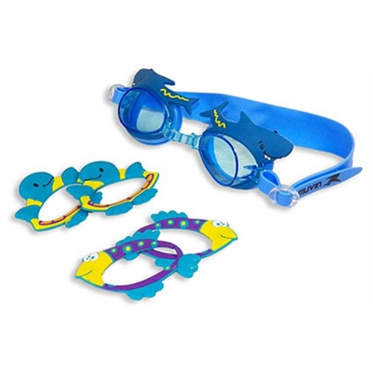 Óculos Natação Aquarium Kid Muvin - Azul - Azul