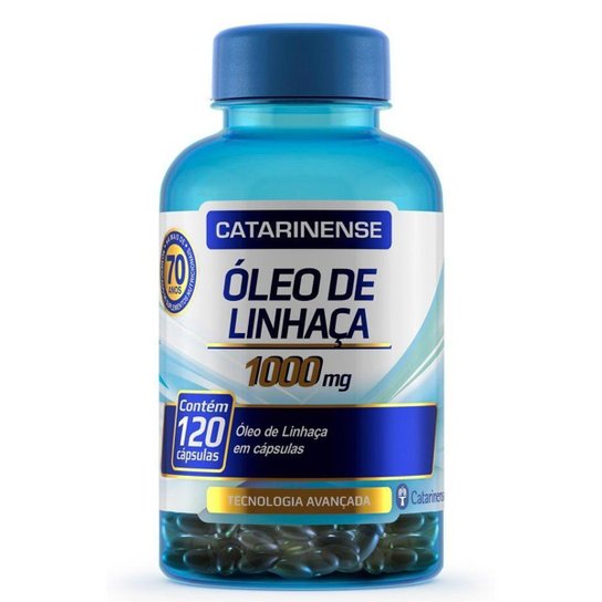 Óleo de Linhaça - 120 cápsulas - Catarinense -