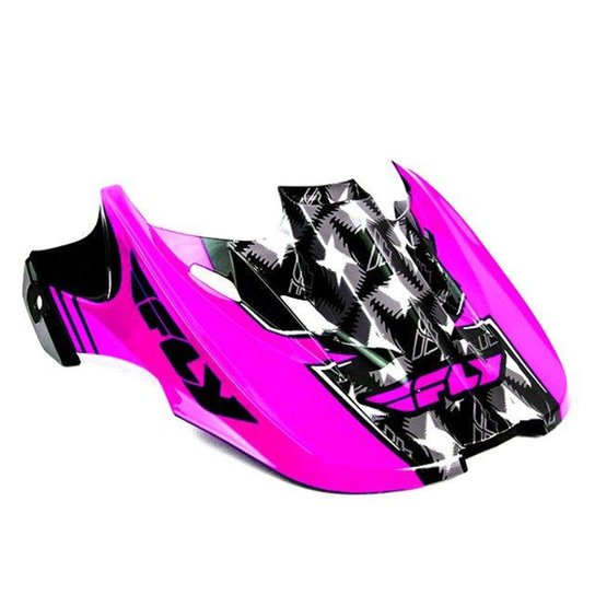 Pala para Capacete Fly Racing Kinetic Flash - Rosa+Cinza