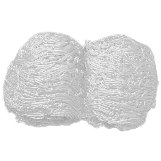 Par Rede Handball México Fio 4mm Seda Cortina - Branco