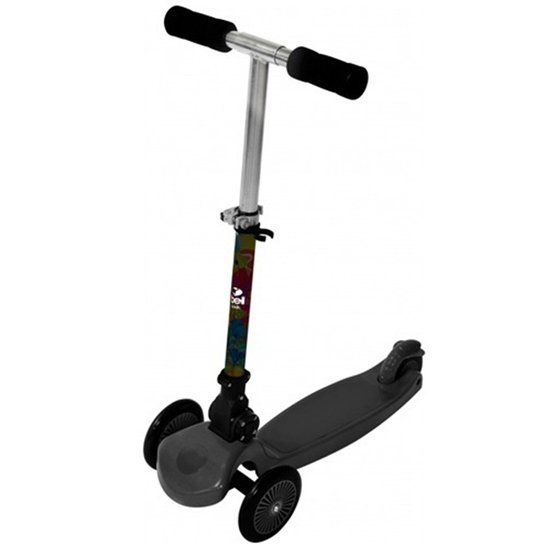 Patinete Tech 3 Rodas Freio Scooter Bel - Preto