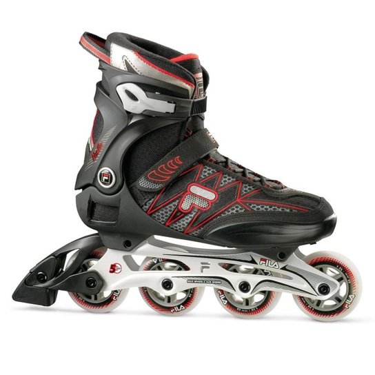 Patins Fila Helix 80mm/82A ABEC 5 - Preto
