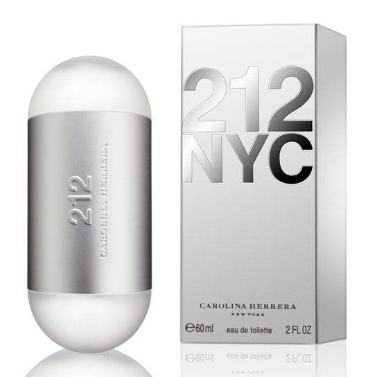 Perfume Feminino 212 Nyc Carolina Herrera Eau de Toilette 60ml - Incolor
