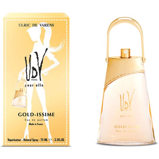Perfume UDV Gold-Issime Feminino Ulric de Varens EDP 75ml - Incolor
