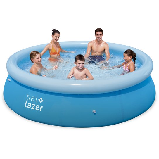 Piscina Bel Fix Inflável 4.600 litros 220V + Kit Filtro/Capa/Lona - Azul