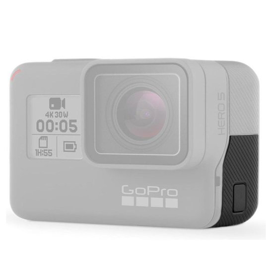 Porta Tampa Lateral para GoPro Hero 5/6/7 - Preto