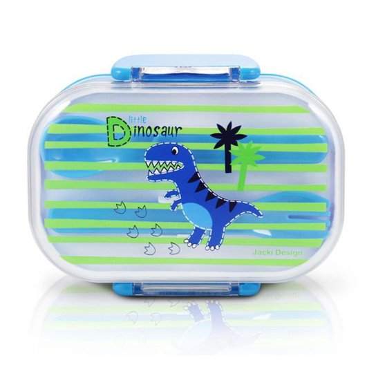 Pote para Lanche Jacki Design de 2 Andares Masculino - Azul