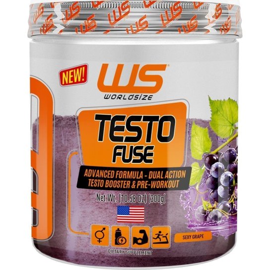 Pré Treino e Pré Hormonal Testo Fuse 300g World Size -