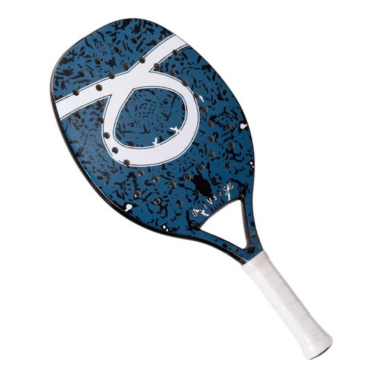 Raquete de Beach Tennis Tom Caruso Universe 50 cm 2018 - Azul+Preto