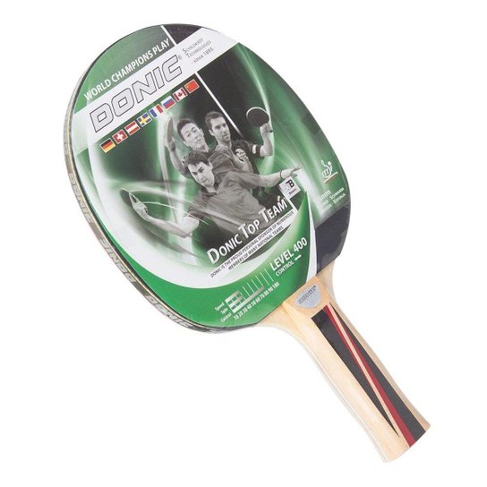 Raquete de Tênis de Mesa Donic Top Team 400 - Incolor