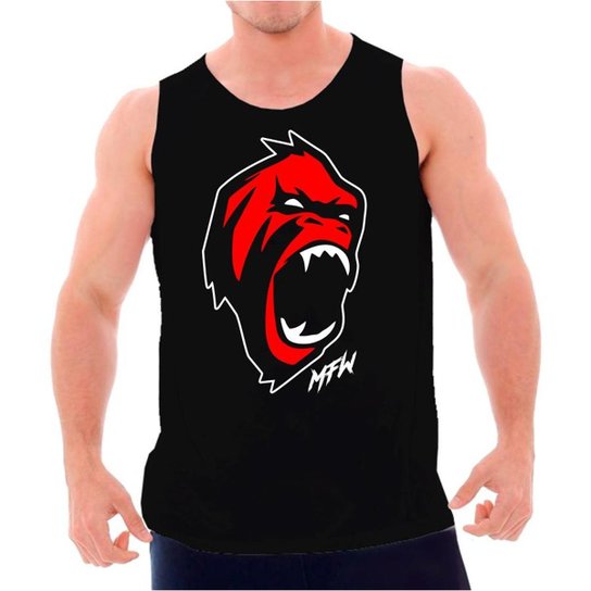 Regata Gorilla Masculina - Preto
