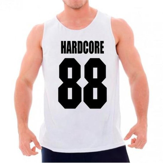 Regata Hardcore 88 Masculina - Branco