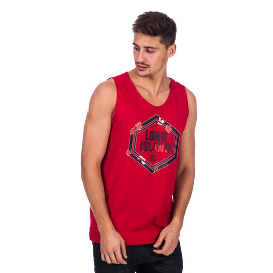 Regata Long Island SMR Masculina - Vermelho