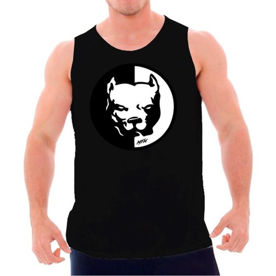 Regata MFW Pitbull Masculina - Preto