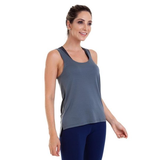 Regata Quadrada Dry Best Fit - Mescla