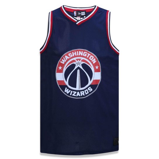 Regata Washington Wizars NBA Marinho New Era - Marinho