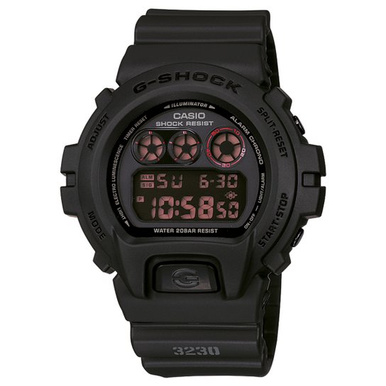 Relógio G-Shock DW-6900 - Preto+Branco