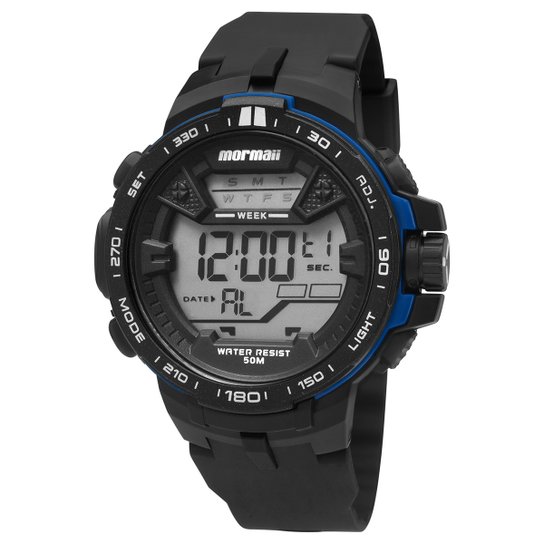 Relógio Masculino Mormaii MO3415/8V - Preto
