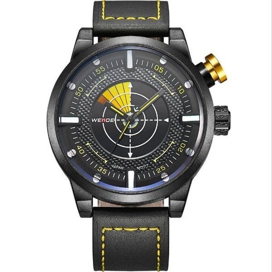 Relógio Weide Analógico WH-5201 - Amarelo