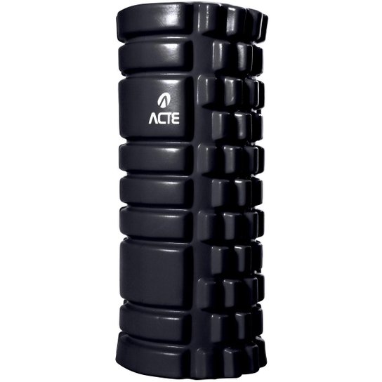 Rolo De Liberação Miofascial Acte Sports T141 - Preto/Laranja - Preto