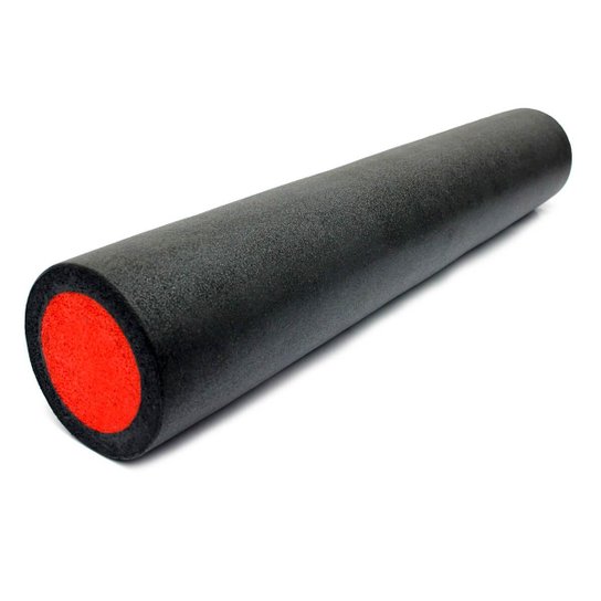 Rolo De Massagem Foam Roller Em Espuma - Cinza