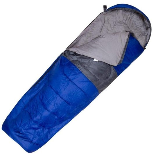 Saco de Dormir Lado Direito - VNTR - Azul+Cinza