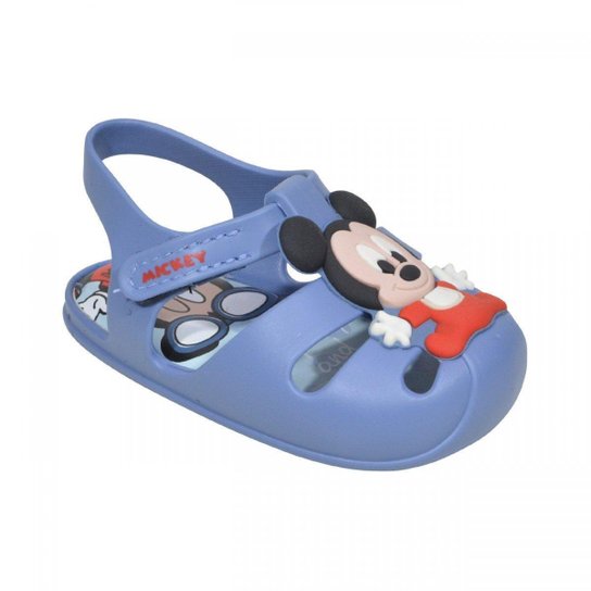 Sandalia Bebê Grendene Disney Sweet Dream Masculina - Azul