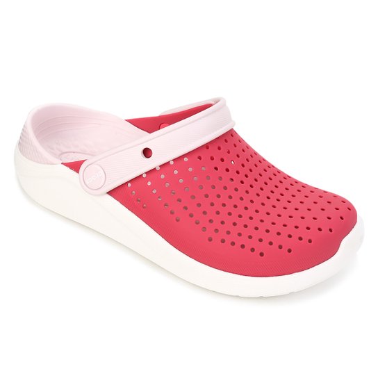 Sandália Crocs Infantil Lite Ride Clog - Off White