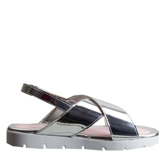 Sandália Infantil Ortopé Flatform Specchio 22400005 - Prata
