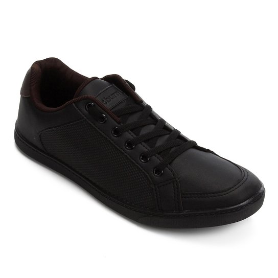 Sapatênis Burn Hulled Masculino - Preto+Marrom