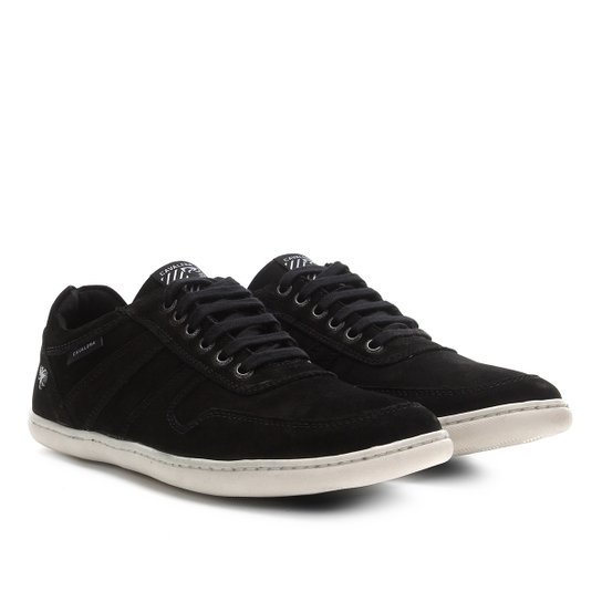 Sapatênis Couro Cavalera James Nobuck Masculino - Preto