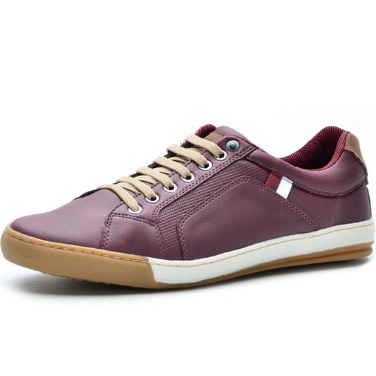 Sapatênis Polo Free Masculino - Bordô