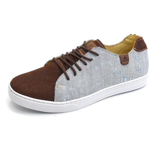 Sapatênis Shoes Grand Jeans Masculino - Marrom
