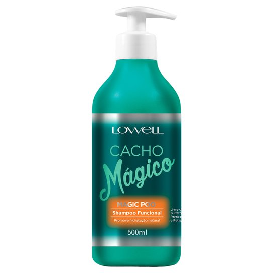 Shampoo Funcional Cacho Mágico Lowell 500ml - Incolor
