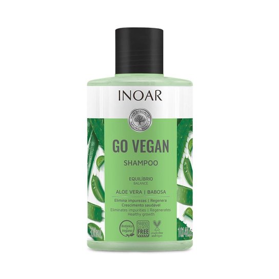Shampoo Inoar Go Equilibrio Aloe Vera e Babosa 300ml - Incolor