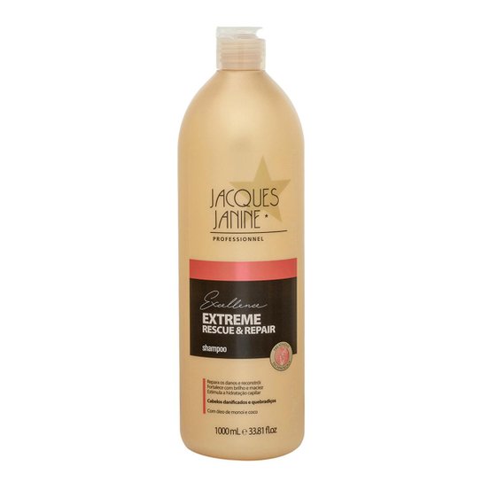Shampoo Jacques Janine Extreme Rescue & Repair 1L - Incolor