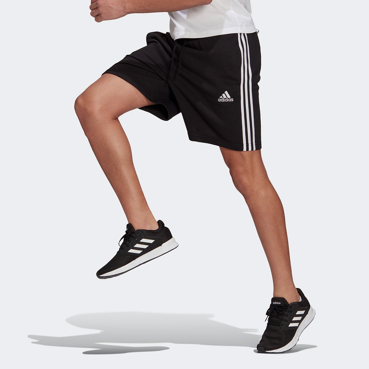 Short Adidas Essentials 3 Listras Masculino