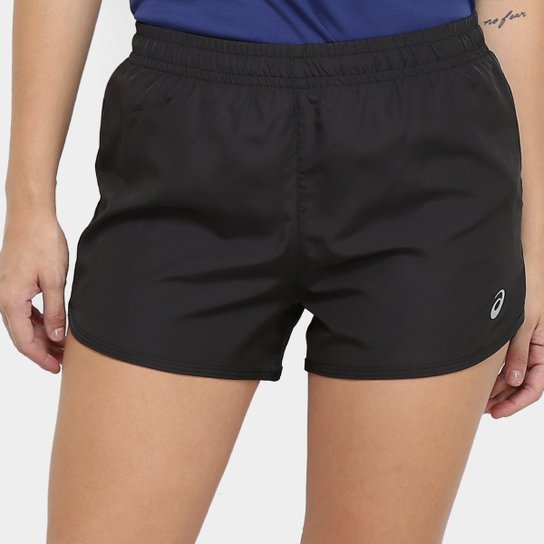 Short Asics Core Running 3'' Feminino - Preto