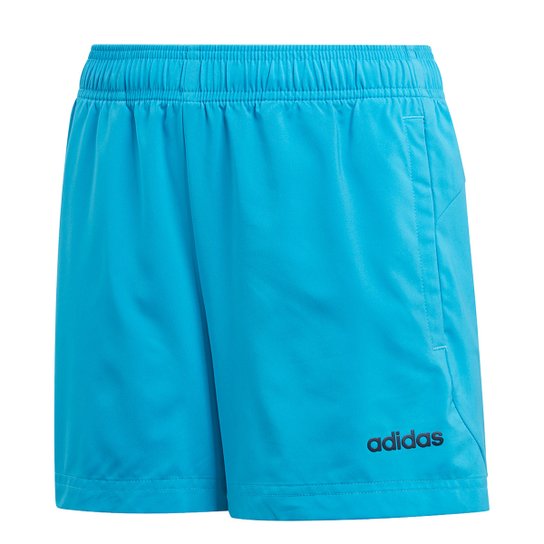 Short Infantil Adidas YB PLN CH Masculino - Azul