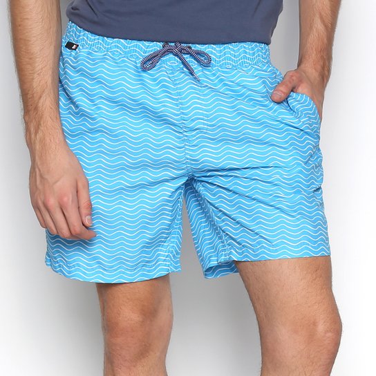 Short JAB Praia Onda Masculino - Azul