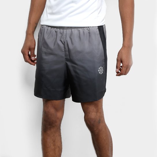 Short Nike DRI-FIT Challenger Short 7" Pr Masculino - Cinza+Prata