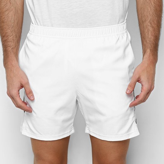 Short Nike Dry 7 IN Masculina - Branco+Preto