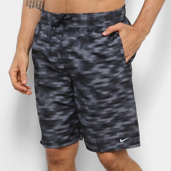 Short Nike Swim Volley 9" Lisa Masculino - Preto