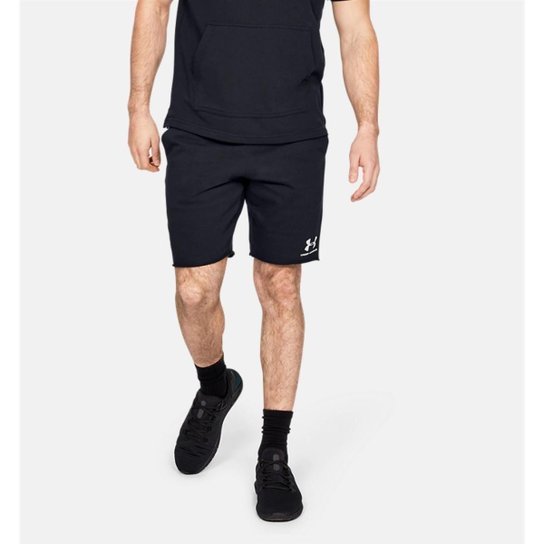 Short Under Armour Terry Masculino - Preto