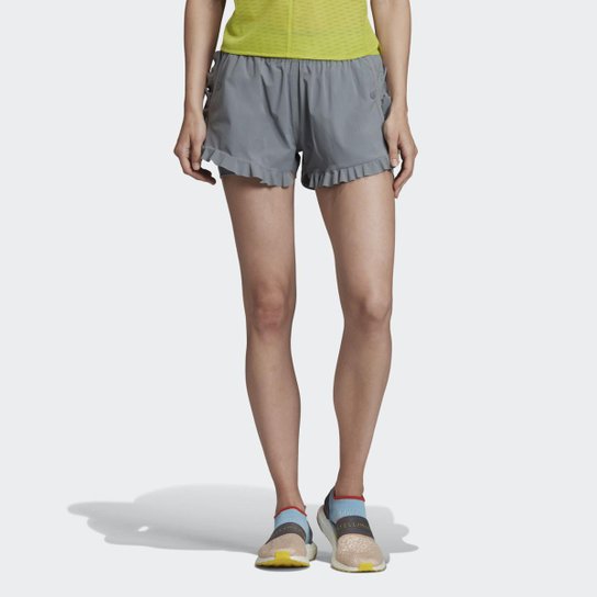 Shorts Adidas Treino High Intensity Feminino - Cinza