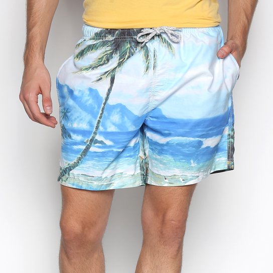 Shorts JAB Beira Mar Masculino - Off White