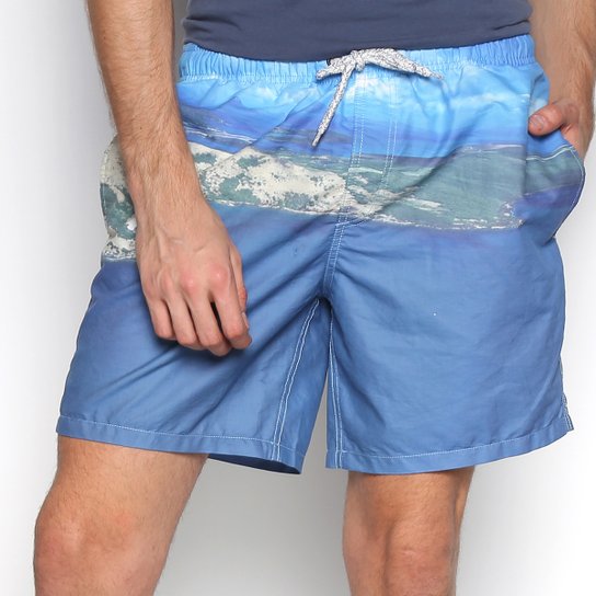 Shorts JAB Vista Mar Masculino - Azul