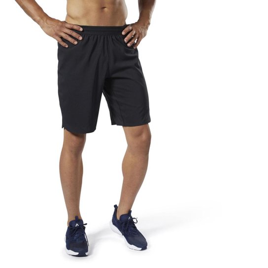 Shorts Reebok Osr 10 Inch 2-1 Masculino - Preto