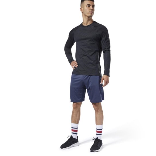 Shorts Reebok Ost Smartvent Knit Masculino - Azul